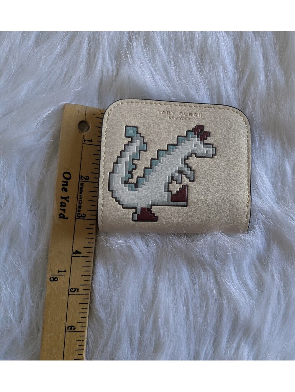 Tory Burch Year of The Dragon wallet pre owned - Picture 10 of 12